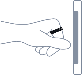 Tap The Ring on the reader to gain access